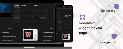 Ditoo widget preview
